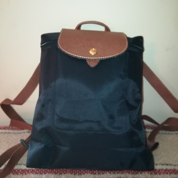 Longchamp Handbags - Longchamp Le Pliage Nylon Backpack in Black